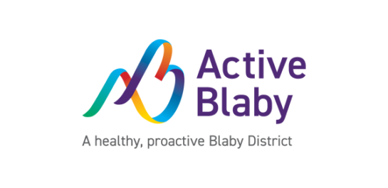 Active Blaby logo: A healthy, proactive Blaby District