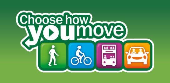 Choose how you move logo