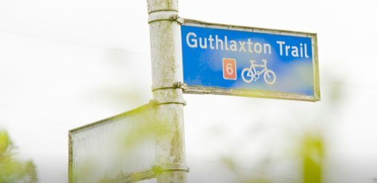Cycle trail Sign