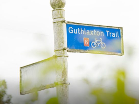 Cycle trail Sign