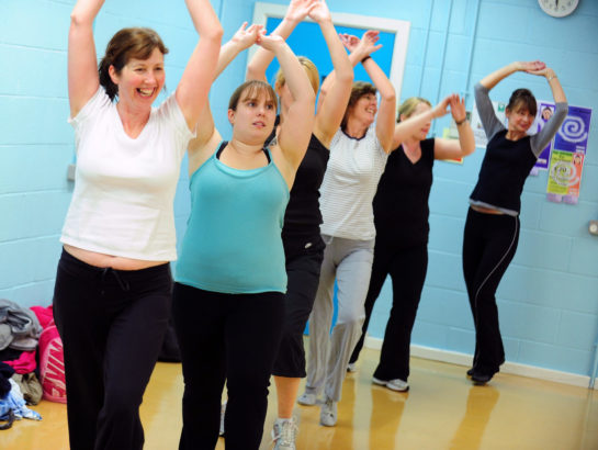 Women doing Ballet