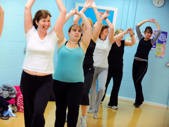 Women doing Ballet