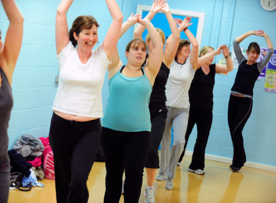 Women doing Ballet
